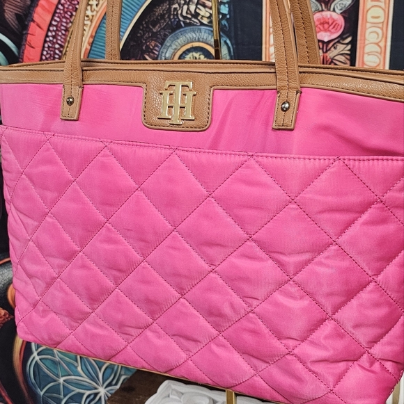 TOMMY HILFIGER | STYLE# 6929295-663 QUILTED AGSBEAGLE TOTE BAG - Picture 5 of 16